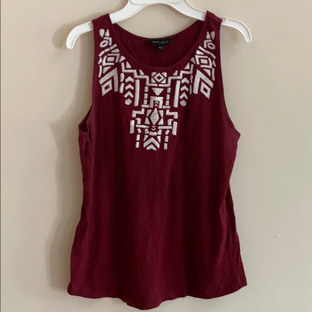 Embroidered Tank top